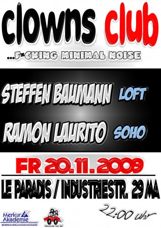 clowns club Werbeplakat