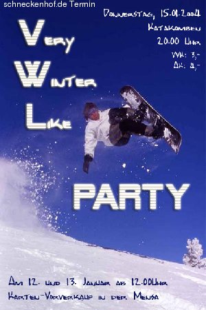 Very Winter Like Party Werbeplakat