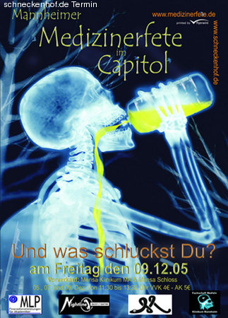 Medizinerfete Werbeplakat