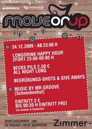 Move On Up X-Mas Special Werbeplakat