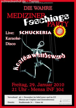 Der Wahre Mediziner Fasching Werbeplakat