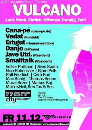 Vulcano - Clash Of The Titans Werbeplakat