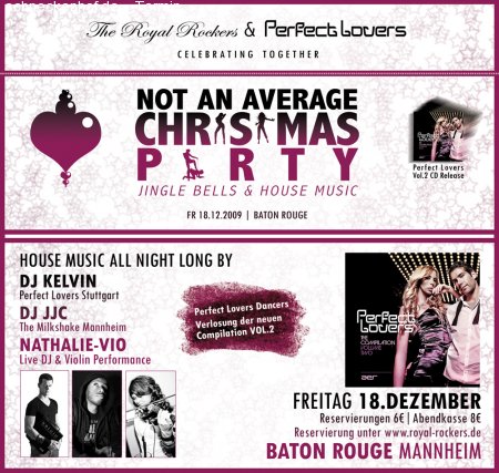 Not an Average Christmas Party Werbeplakat