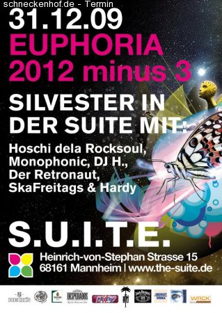 Euphoria2012-3/Silvester09 Werbeplakat