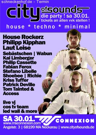 City of Sounds 4 Werbeplakat