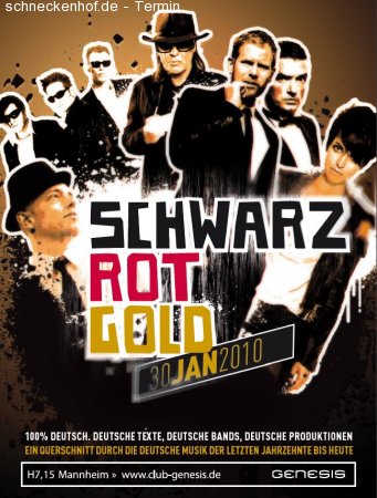 Schwarz.Rot.Gold Werbeplakat