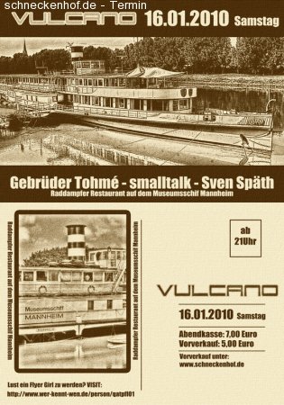 VULCANO @ MUSEUMSSCHIFF Werbeplakat