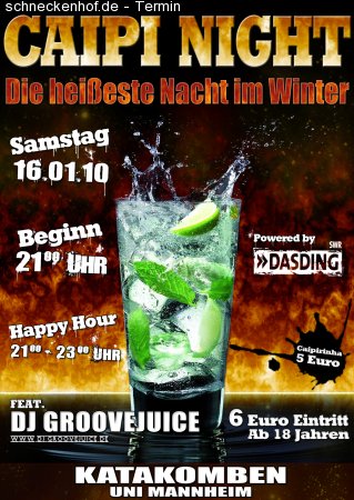 Caipi Night Werbeplakat