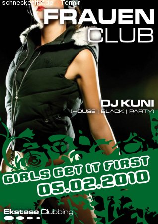 FRAUEN CLUB Werbeplakat