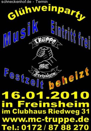 Glühweinparty Werbeplakat