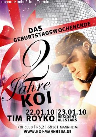 2 Jahre KOI - Birthday  II Werbeplakat