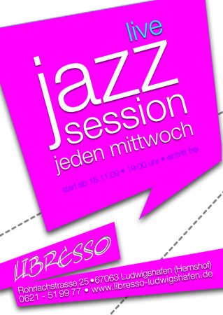 Latin Jazz Werbeplakat