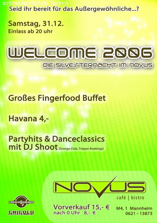 Welcome 2006 - Silvesterparty Werbeplakat