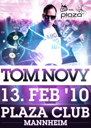 Tom Novy Werbeplakat