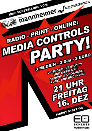 Media Controls Werbeplakat
