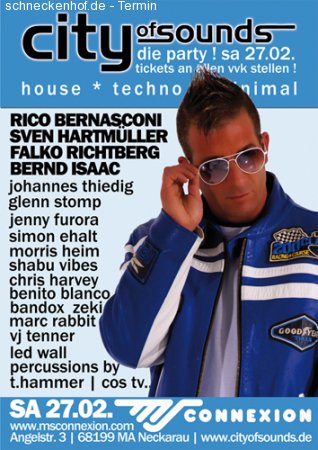 City of Sounds Werbeplakat