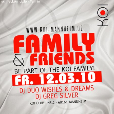 Family & Friends Werbeplakat