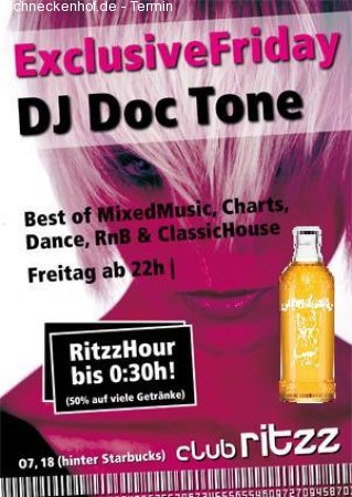 ExlusiveFriday / Apre Ski Werbeplakat