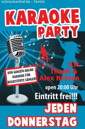 Karaoke Party Werbeplakat