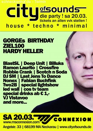 City of Sounds Werbeplakat