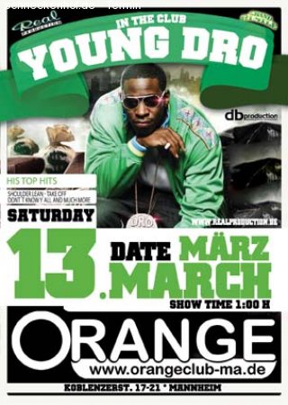 young dro konzert Werbeplakat