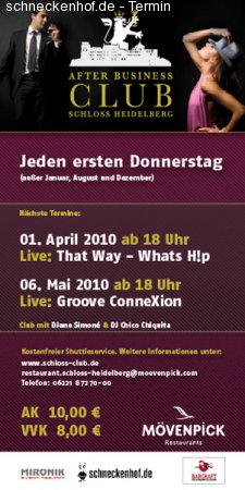 After Business Club Schloss HD Werbeplakat
