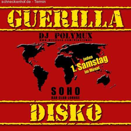 Guerilla Disco Werbeplakat