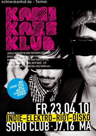 A Kamikaze Klub Werbeplakat