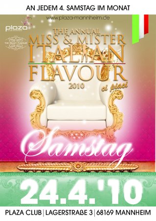 Italian Flavour Werbeplakat