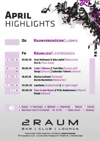 Raumvergnügen Werbeplakat