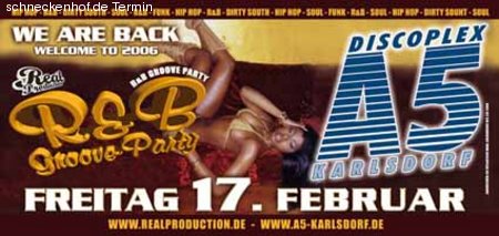 A5 - R&B Groove Party Werbeplakat