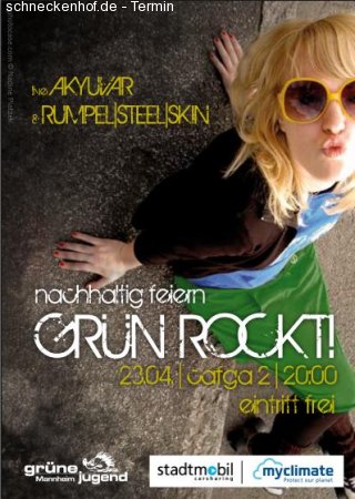 2. Grün rockt! Werbeplakat