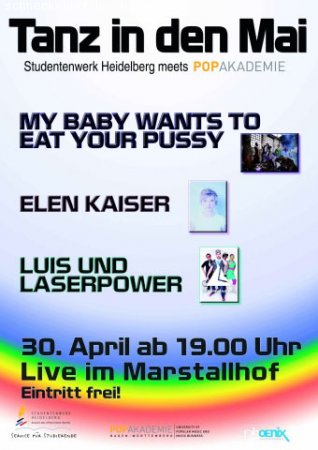 Tanz in den Mai im Marstall Werbeplakat