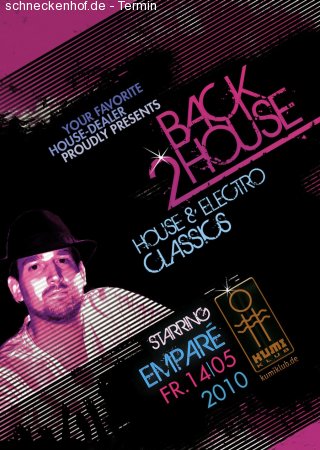 Back2House Werbeplakat