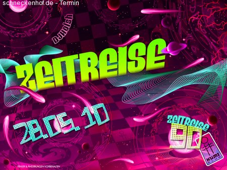 Zeitreise 90 Werbeplakat