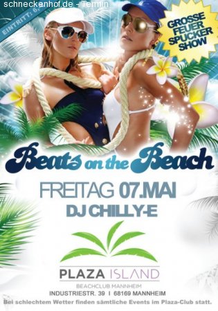 beats on the beach Werbeplakat