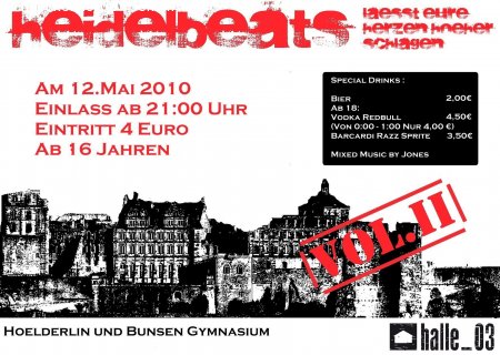Heidelbeats Vol.II Werbeplakat