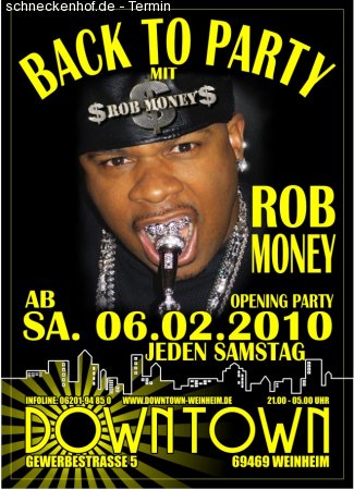 Saturday Night Im Downtown Werbeplakat