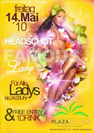 Famous Ladys Werbeplakat