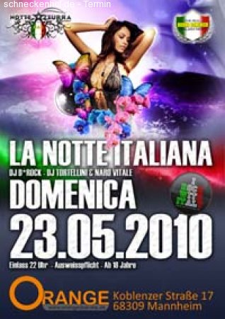 La Notte Italiana Werbeplakat