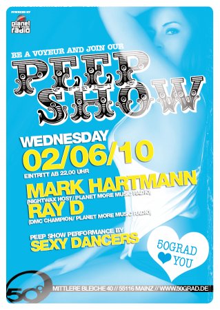 Peep Show - Be a Voyeur Werbeplakat