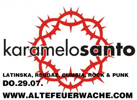 Karamelo Santo Werbeplakat
