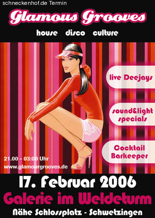 Glamour Grooves {House} Werbeplakat