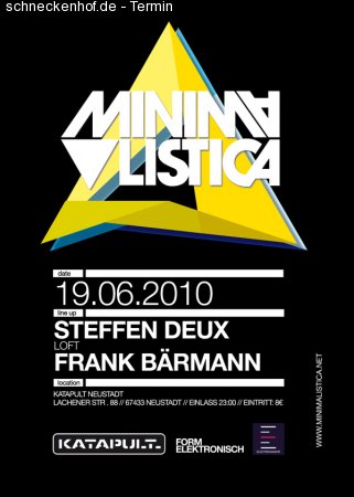 Minimalistica On A Mission Werbeplakat