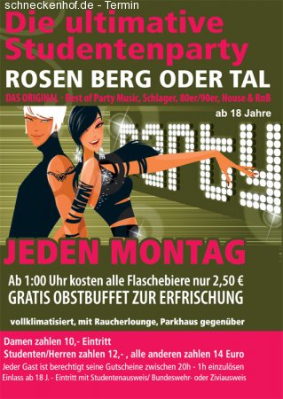 Die ultimative Studentenparty Werbeplakat