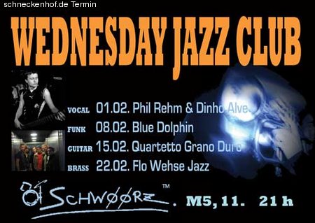 WEDNESDAY JAZZ CLUB Werbeplakat