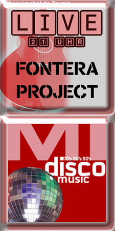 Live Stage & 70's 80's 90's Werbeplakat