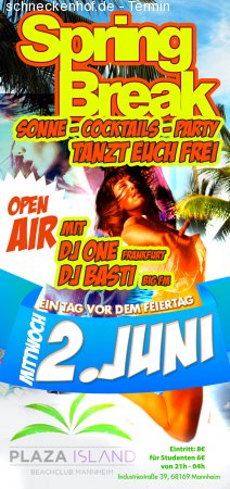 Spring Break Werbeplakat