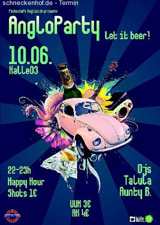 Angloparty Werbeplakat