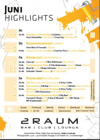 Räumlich Elektronisch mit Blast SL & Philip CASSette Werbeplakat